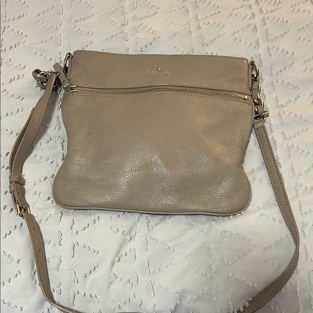 Kate Spade Tan Crossbody Bag with Adjustable Strap